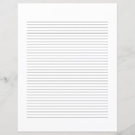 Lámina Papel de carta clásico elegante con monograma y gu
