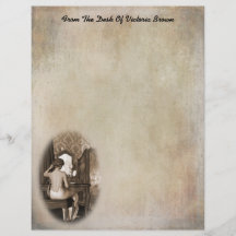 Papel de Carta con Reflexión de Boudoir