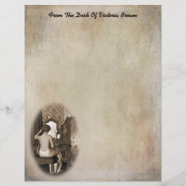 Lámina Papel de Carta con Reflexión de Boudoir