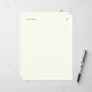 Lámina Papel de Carta para Escribir Cartas de Bootcamp de
