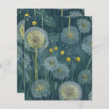 Papel de cartilla de canto de Dandelion