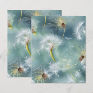 Lámina Papel de cartilla de canto de Dandelion