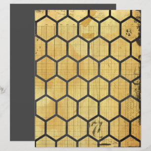 Lámina Papel de cartilla de honeycomb Bee