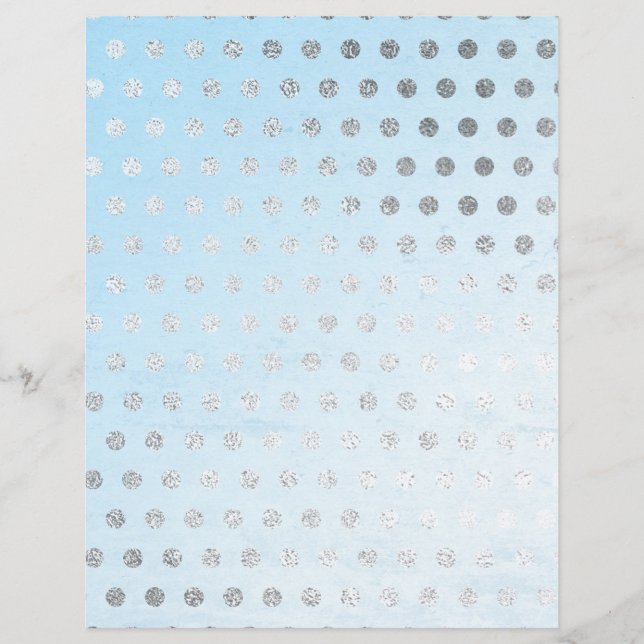 Lámina Papel de cartón con cartón blanco azul y plateado (Anverso)