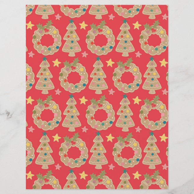 Lámina Papel de cartón de cartón de Gingerbread (Anverso)