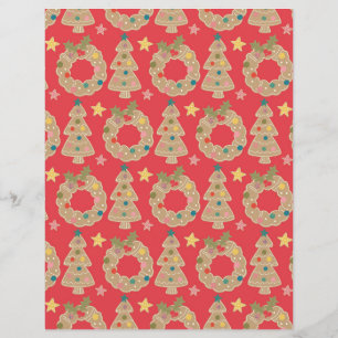 Lámina Papel de cartón de cartón de Gingerbread