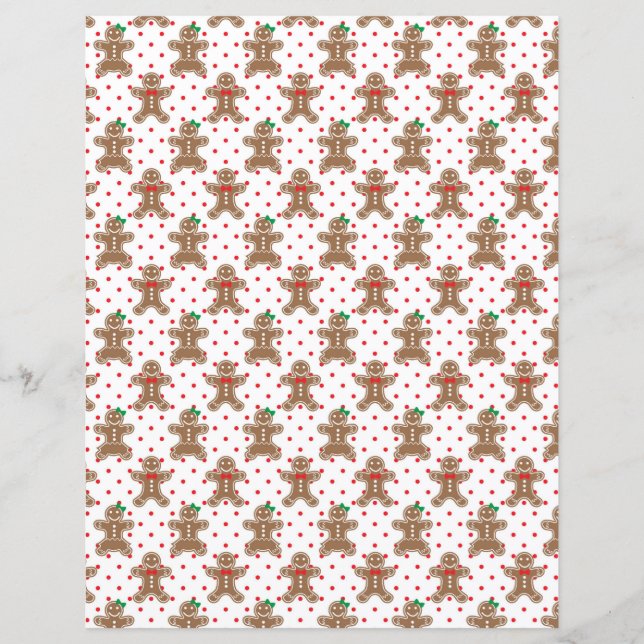 Lámina Papel de cartón de cartón de Gingerbread (Anverso)