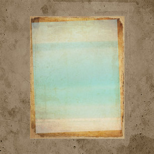 Lámina Papel de cartón de chispas de la playa de Grungy V