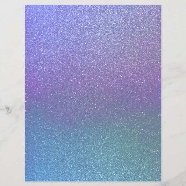 Lámina Papel de cartón de croma Ombre Shimmer irlandés (Anverso)