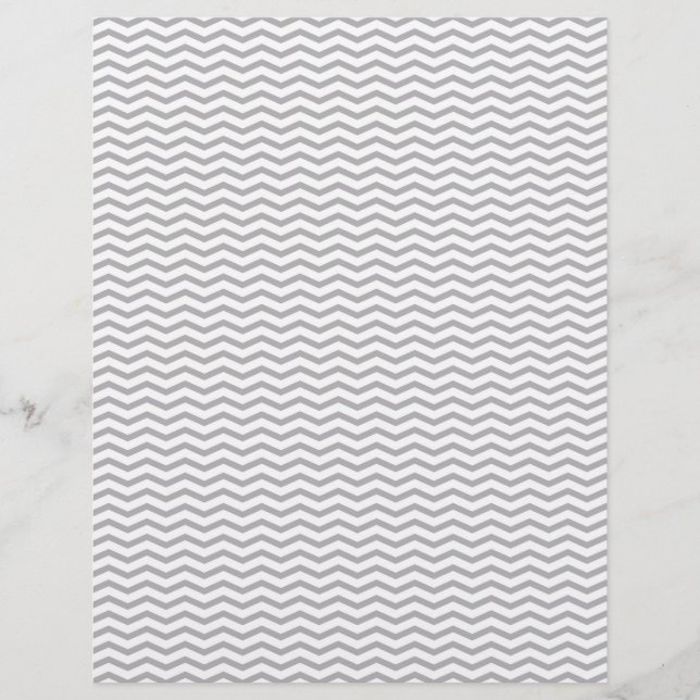 Lámina Papel de cartón de croqueta gris/Zig Zag (Anverso)