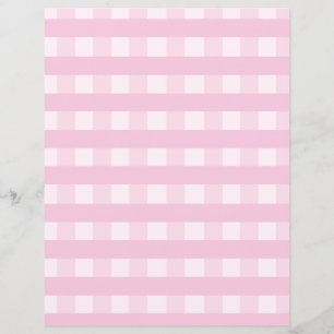 Lámina Papel de cartón de Gingham para bonito Country Pin