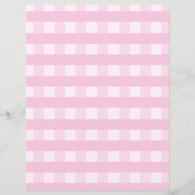 Lámina Papel de cartón de Gingham para bonito Country Pin (Anverso)