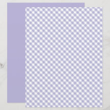 Papel de cartón de Gingham púrpura