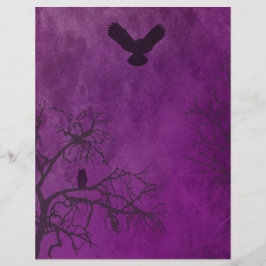 Lámina Papel de cartón de halloween de madera escarpado m