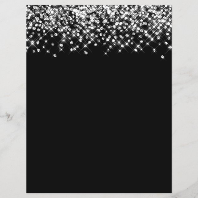 Lámina Papel de cartón de monedas de Confetti, Purpurina  (Anverso)
