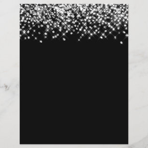 Lámina Papel de cartón de monedas de Confetti, Purpurina 