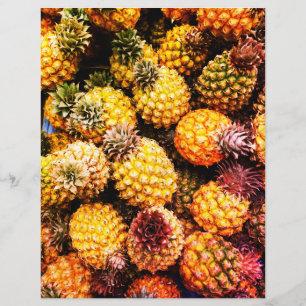 Lámina Papel de cartón de piñas