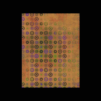 Lámina Papel de cartón de puntos de Halloween