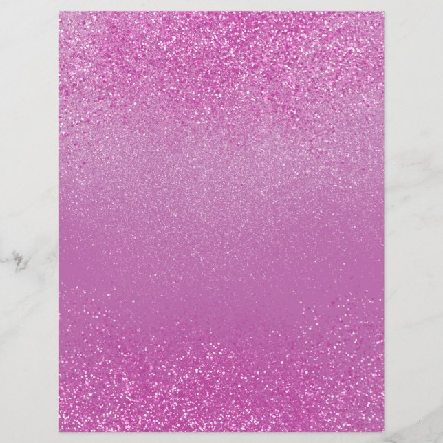 Lámina Papel de cartón de Purpurina de brillo rosado (Anverso)