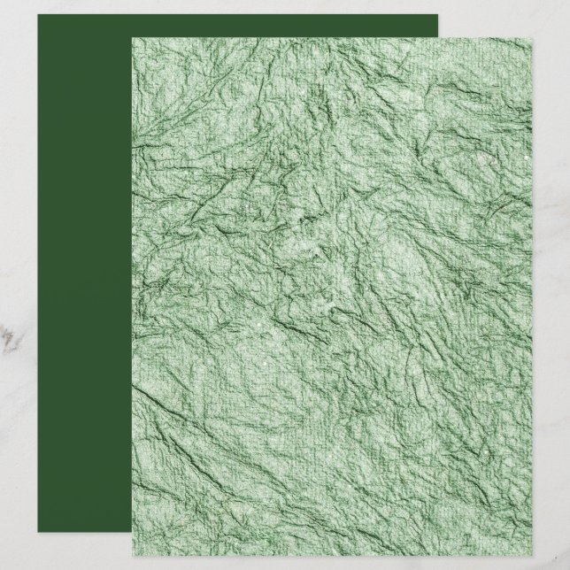 Lámina Papel de cartón de textura de papel de embutido ve (Anverso / Reverso)