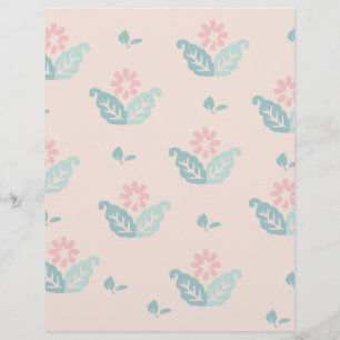 Lámina Papel de cartón floral para pasteles