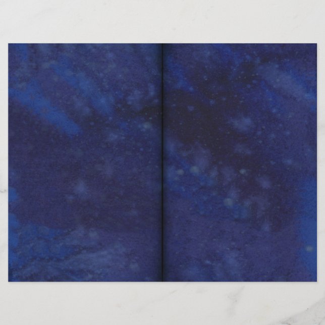 Lámina Papel de cartón oscuro del cielo azul (Anverso)