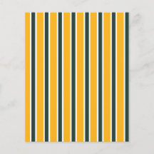 Papel de cartón rayado verde y amarillo