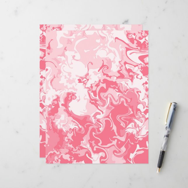 Lámina Papel de cartón rosado (Anverso/Reverso In Situ)