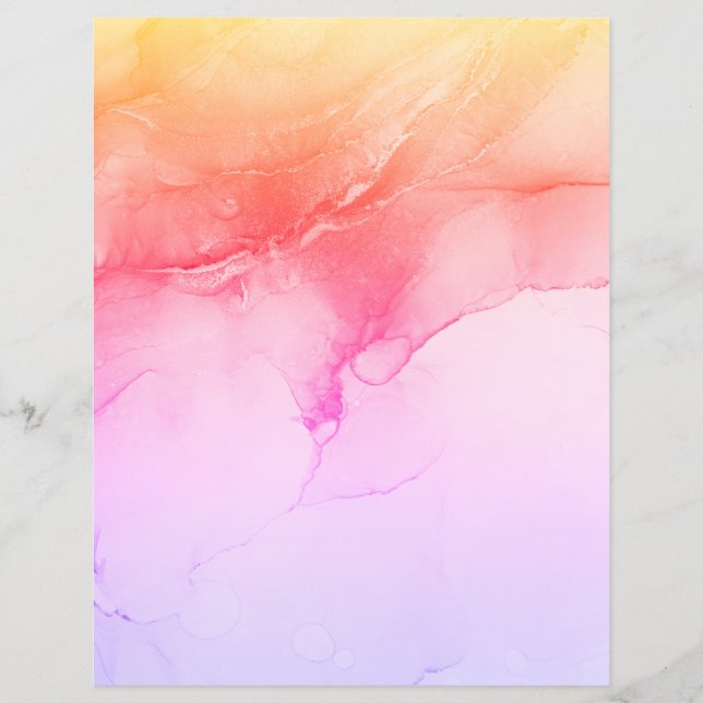 Lámina Papel de cartón rosado (Anverso)