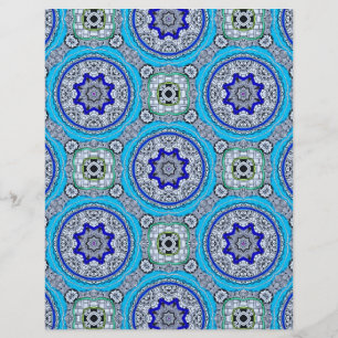 Lámina Papel de cartón verde gris azul