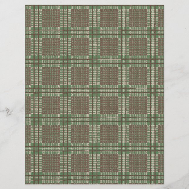 Lámina Papel de cartón verde y marrón (Anverso)