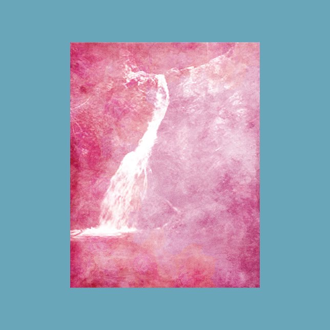 Lámina Papel de chapa de cascada rosa (Subido por el creador)