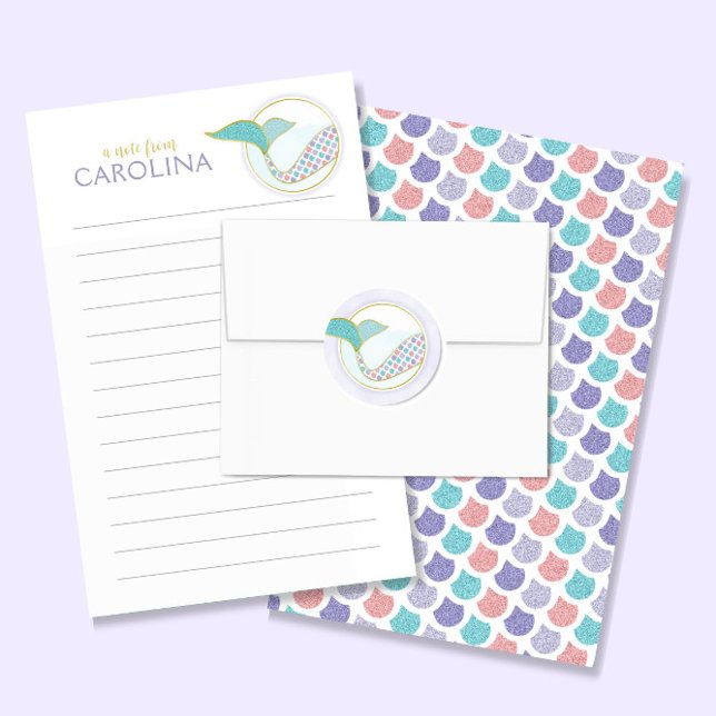 Lámina Papel de Chica de papel de escritura de carta en l (Subido por el creador)