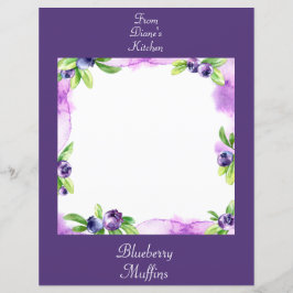 Lámina Papel de croma de agua azul