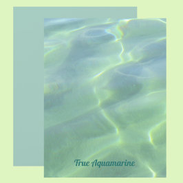 Lámina Papel de cuadernillo acuático tropical