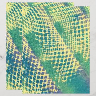 Lámina Papel de cuadernillo amarillo para patrón de diama