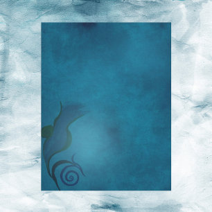 Lámina Papel de cuadernillo azul profundo