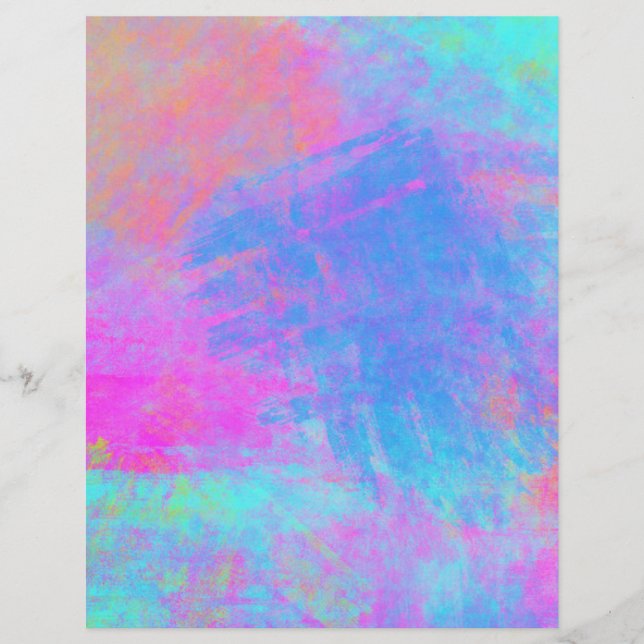 Lámina Papel de cuadernillo brillante multicolor (Anverso)