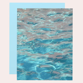 Lámina Papel de cuadernillo de agua martirizada de coral