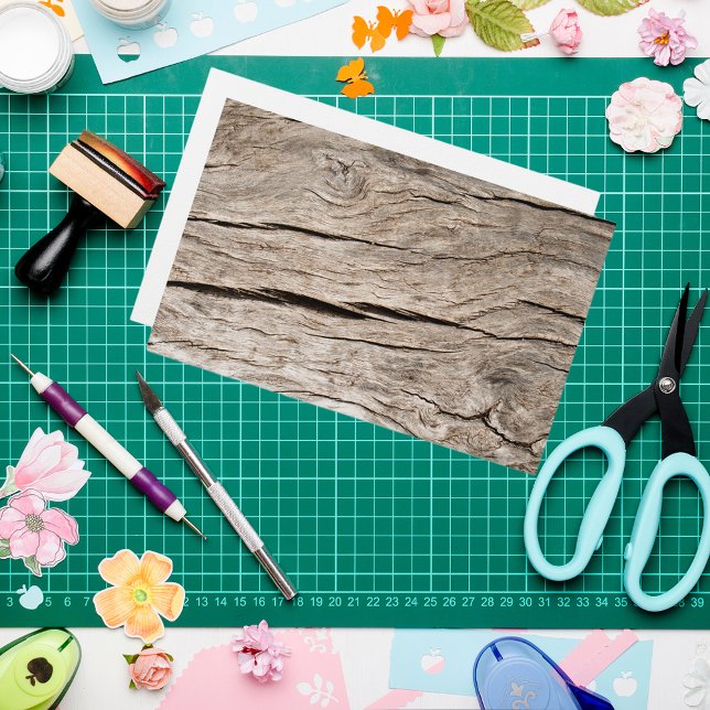 Lámina Papel de cuadernillo de árbol craqueado falso (Subido por el creador)