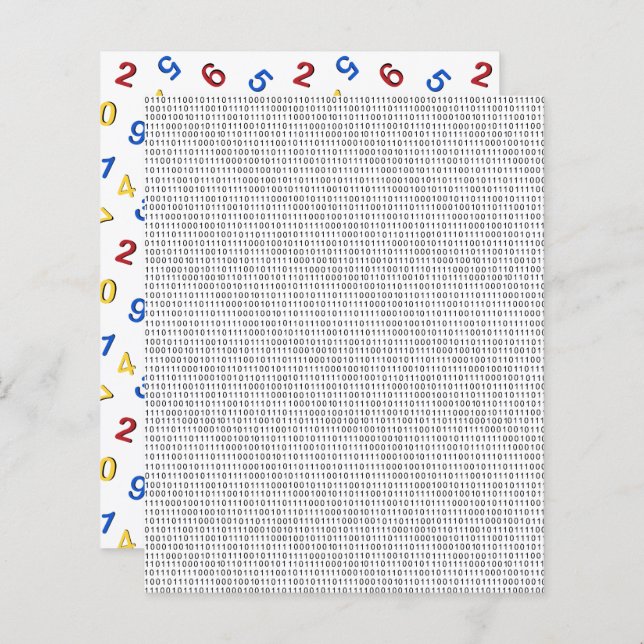 Lámina Papel de cuadernillo de banda blanca negra (Anverso / Reverso)