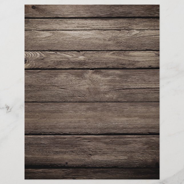 Lámina Papel de cuadernillo de cartón de madera oscura re (Anverso)
