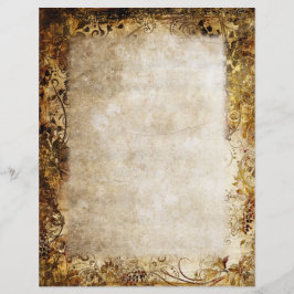 Lámina Papel de cuadernillo de cartón floreciente