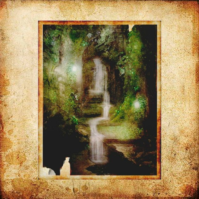 Lámina Papel de cuadernillo de cascada encantado (Subido por el creador)