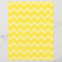 Papel de cuadernillo de chevron amarillo a dos lad