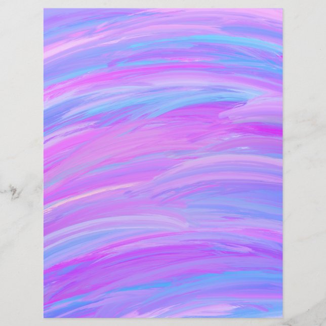 Lámina Papel de cuadernillo de colores pintados (Anverso)