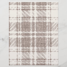 Lámina Papel de cuadernillo de crema y marrón