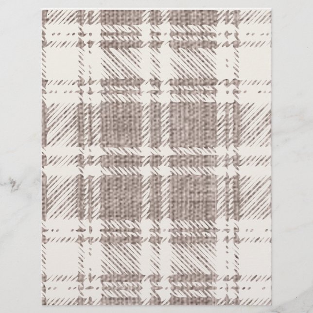 Lámina Papel de cuadernillo de crema y marrón (Anverso)