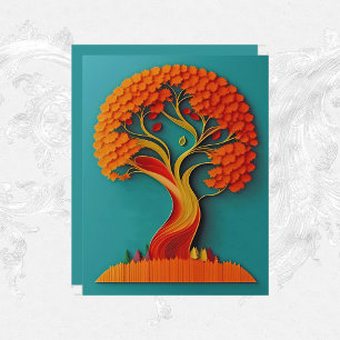 Lámina Papel de cuadernillo de cuadernillo de árbol de Na
