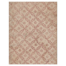 Papel de cuadernillo de flores y círculos